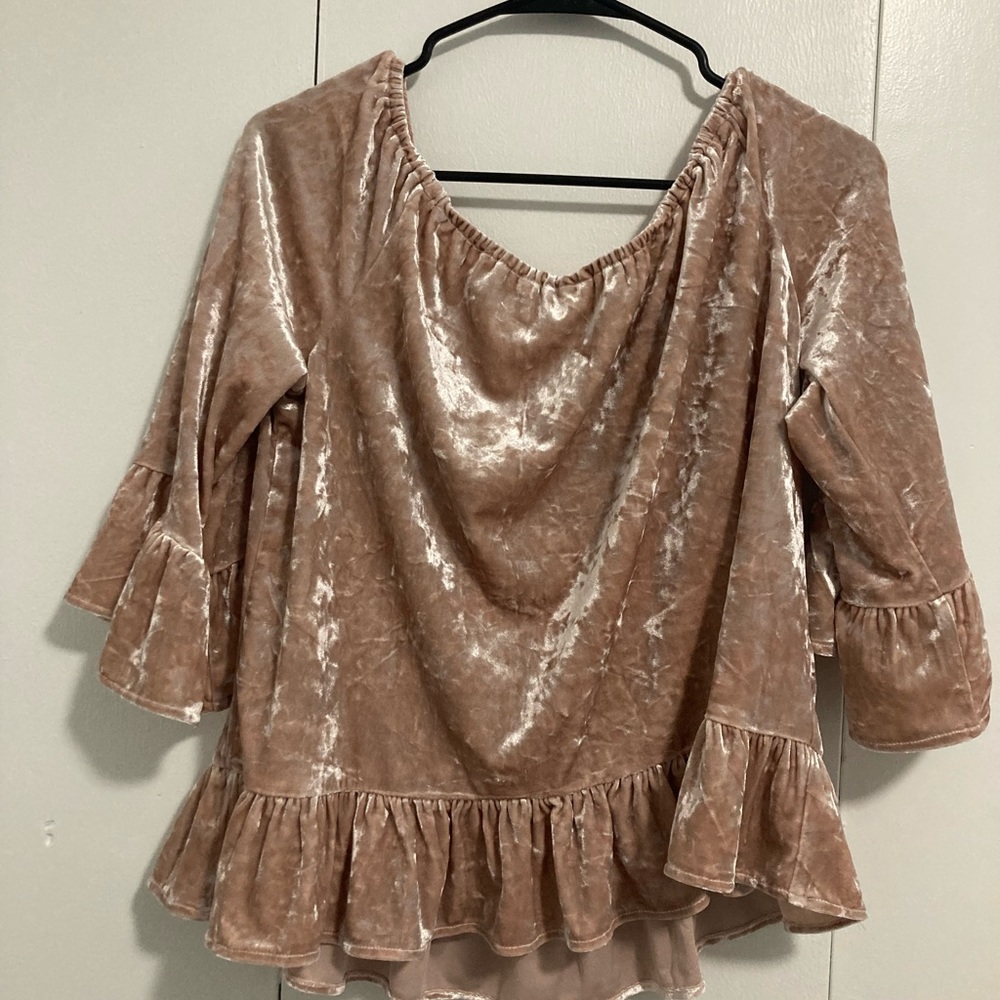 Velvet top